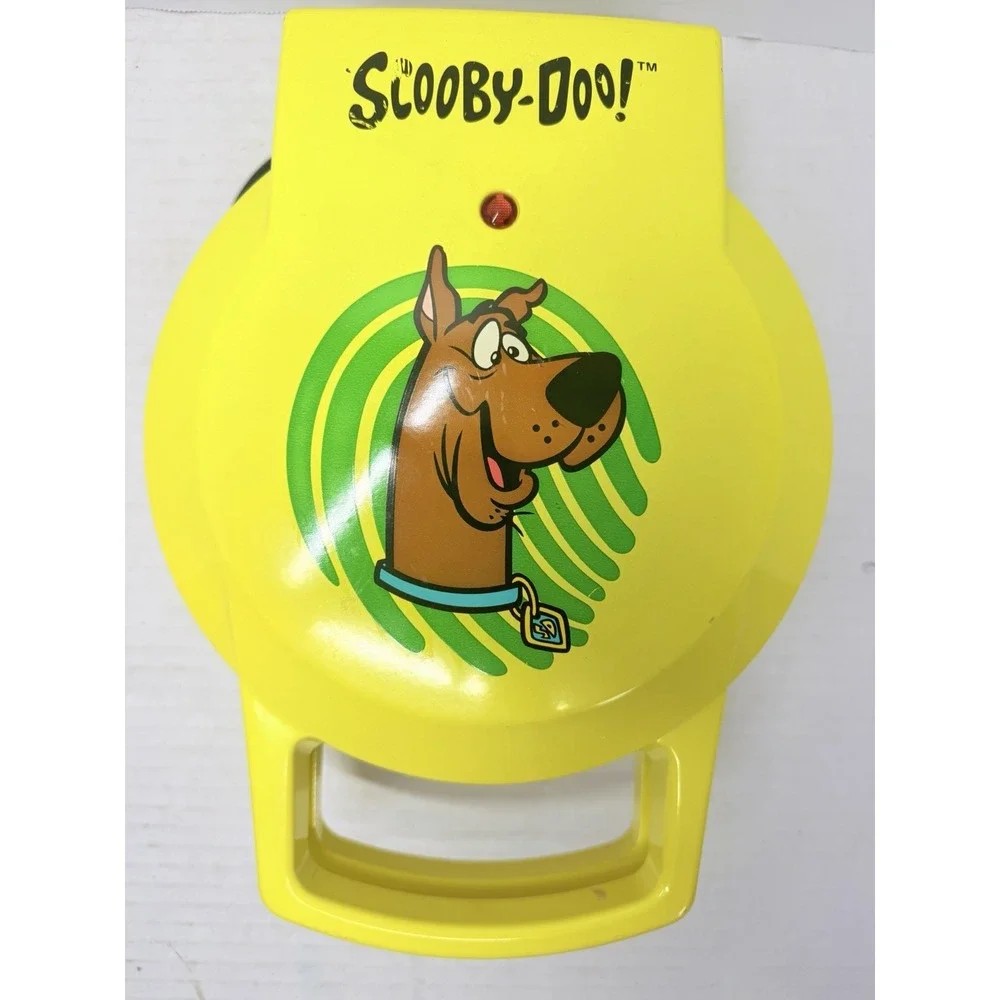 Vintage 2003 Salton Scooby-Doo Waffle Maker SD8WAF Yellow Tested Works